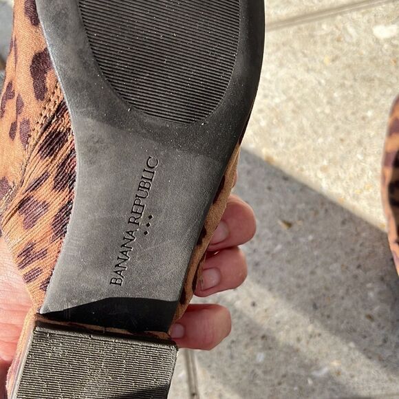 Banana Republic cheetah print slides size 6 EUC - Picture 4 of 4